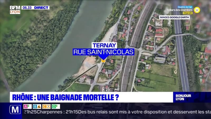 Ternay: un homme porté disparu après avoir sauté dans le Rhône 