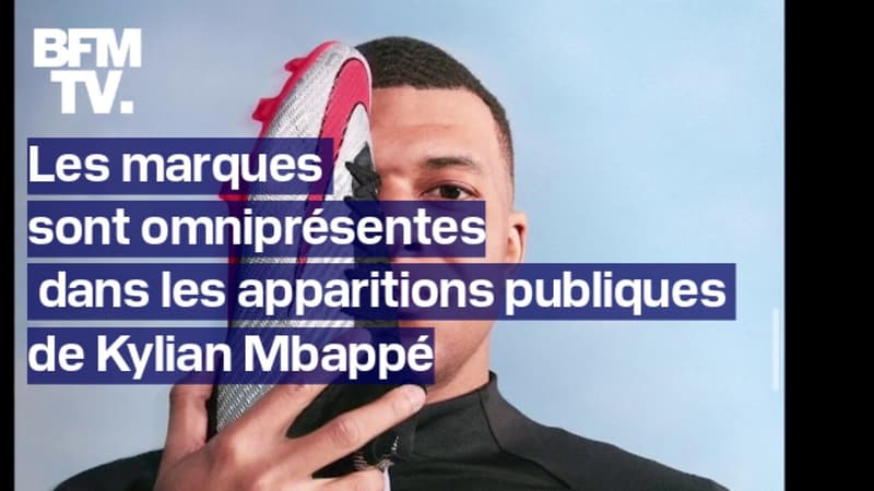 LIGNE ROUGE - Les marques sont omniprésentes dans les apparitions publiques de Kylian Mbappé
