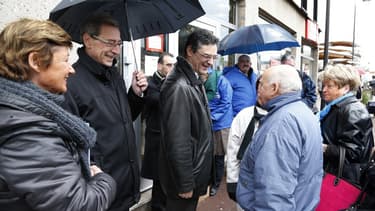 Georges Siffredi est ici à gauche de Patrick Devedjian, son prédécesseur. mort en mars dernier.