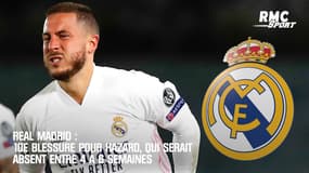 Real Madrid : Dixième blessure pour Hazard en deux ans, qui serait absent 4 à 6 semaines
