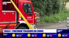 Incendie à Vaulx-en-Velin: le feu maîtrisé, "aucun risque pour la population"
