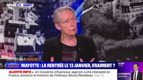 Mayotte: "On va adapter la rentrée au cas par cas", affirme Élisabeth Borne