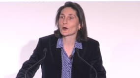 Amélie Oudéa-Castéra lors des vœux 2024 au CNOSF