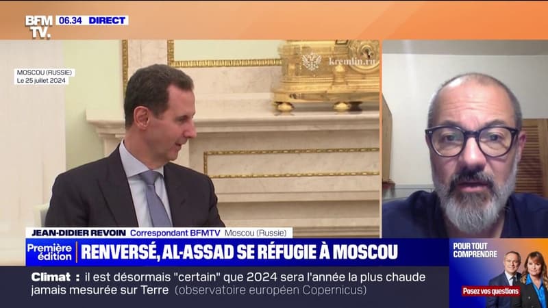 Ce que l'on sait de l'exil de Bachar al-Assad et sa famille en Russie