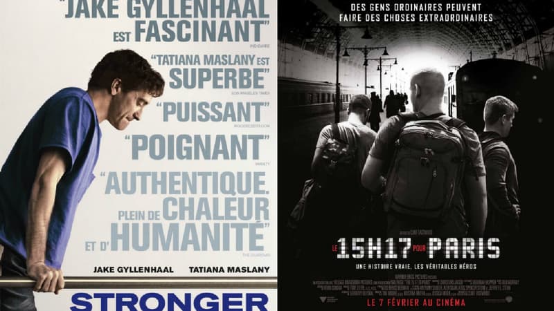 "Stronger" et "15h17 pour Paris" sortent en salles le mercredi 7 février 2018