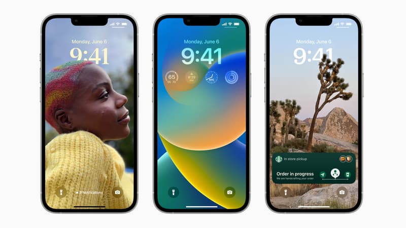 Le nouvel iOS présenté le 6 juin 2022 par Apple