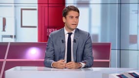 Gabriel Attal sur le plateau de BFMTV.