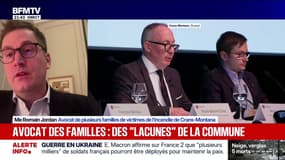 Incendie à Crans-Montana: Romain Jordan, avocat de plusieurs familles de victimes, dénonce des "lacunes" de la part de la commune