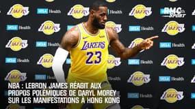 Le tweet polémique du manager des Rockets, Morey ? LeBron James réagit à sa manière...