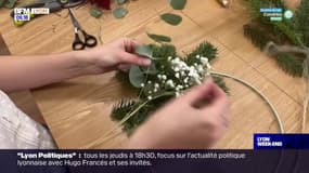 Lyon City du samedi 19 novembre 2022 - Un atelier couronne de Noël