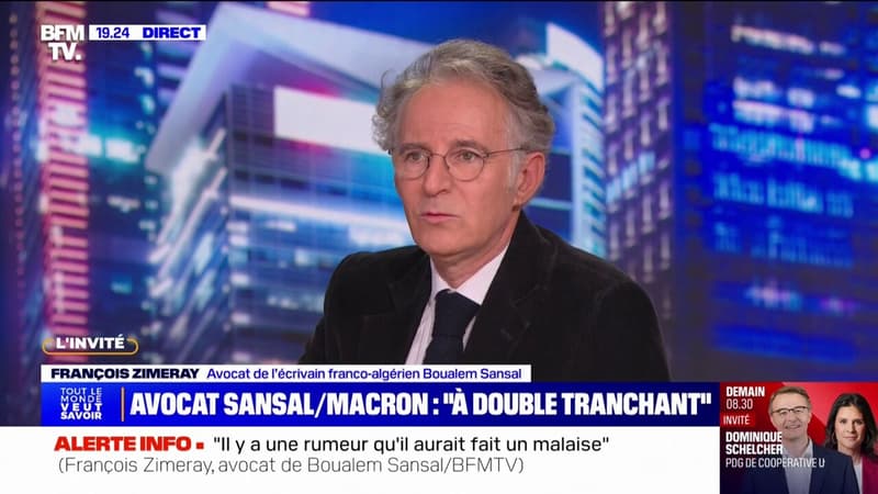 François Zimeray (avocat de Boualem Sansal): 