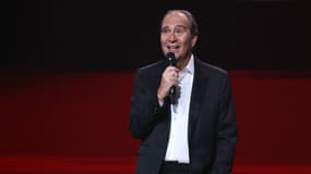 Xavier Niel sur la scène de l'Olympia, le mercredi 18 septembre 2024