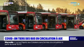 Un tiers des bus en circulation à Aix