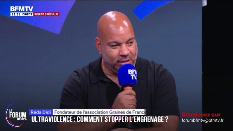 FORUM BFMTV - Violences des mineurs: "C'est un peu désolant d'opposer répression et prévention", explique Réda Didi, fondateur de l'association Graines de France