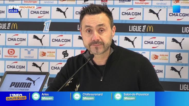 De Zerbi : "Si j'avais un passeport français les critiques seraient différentes"