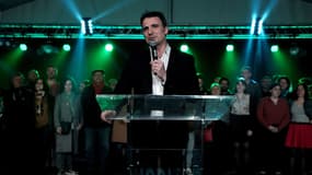 Eric Piolle pendant la campagne à Grenoble.