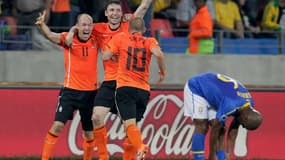 Les Pays-Bas lors de leur succès face au Brésil