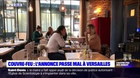Couvre-feu: à Versailles, l'annonce passe mal
