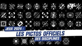 Les pictos officiels des Jeux Olympiques et Paralympiques de 2024