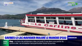 "On s'en est toujours sorti": Didier Constant, capitaine de la Carline, ne s'inquiète pas du manque d'eau à Savines-le-Lac