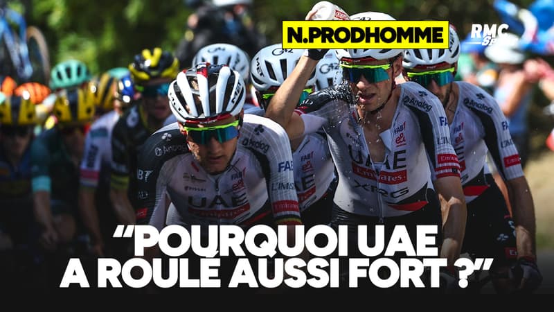Tour de France E9 Meme Tadej Pogacar n avait pas l air si content lache Nicolas Prudhomme face a la strategie d UAE 2319158