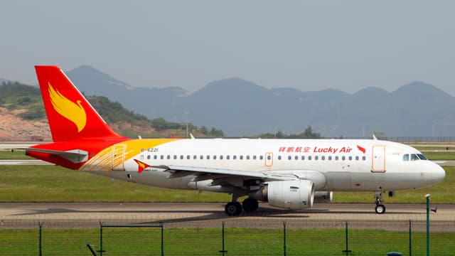 Un avion de la compagnie chinoise Lucky Air. (Photo d'illustration)