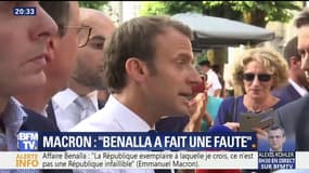 Affaire Benalla: Emmanuel Macron s'exprime pour la première fois devant la presse