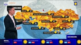 Météo Bouches-du-Rhône et Var: le soleil et le vent résistent ce dimanche, 20°C à Marseille et 22°C à Toulon