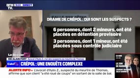 Mort de Thomas: "Nous allons faire appel du placement en détention de nos clients", indique Me Alain Fort (avocat d’Ilyès, l'un des suspects du meurtre de l'adolescent)