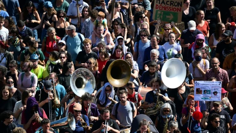 Manifestation à Lyon, le 18 septembre 2025.