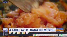A table avec Luana Belmondo : Nems au saumon sauce cacahuète