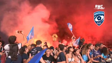 Castres 10-29 Montpellier : Place de la Comédie, l'explosion de joie des supporters pour le titre