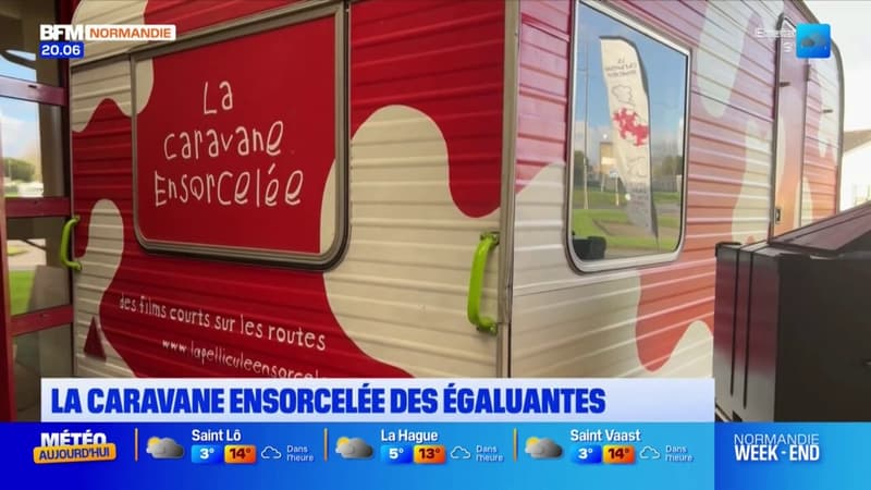 La caravane ensorcelées présente en Normandie pour le festival Les Égaluantes