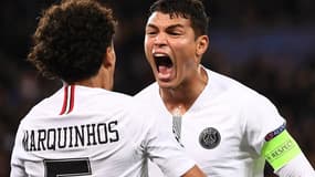 Marquinhos et Thiago Silva