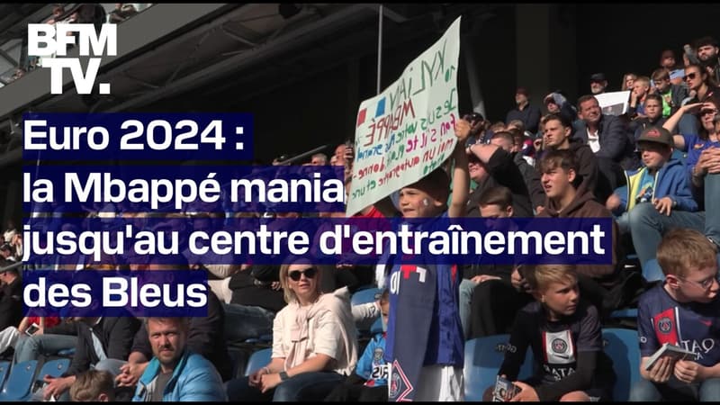 Euro 2024: la Mbappé mania jusqu'au terrain d'entraînement des Bleus en Allemagne