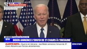 Joe Biden: "Nous allons commencer à former les troupes ukrainiennes sur la question de la maintenance" des chars Abrams