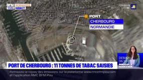Port de Cherbourg: 11 tonnes de tabac de contrebande saisies 