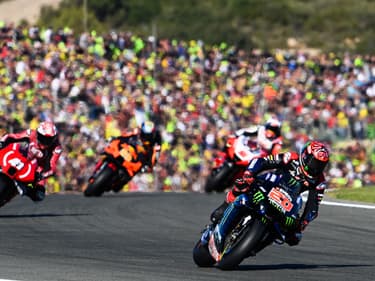 Fabio Quartararo, lors du GP de Valence.