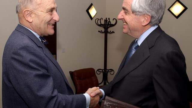 Gérard Lignac, à gauche, en 2002.