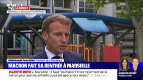Emmanuel Macron: à Marseille, "ce ne sont pas les milliards qui comptent"