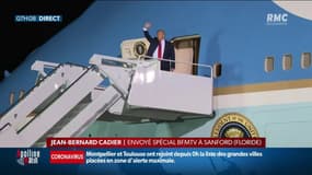 Après 10 jours d'arrêt, Donald Trump de retour en campagne, le président a exhibé son test négatif
