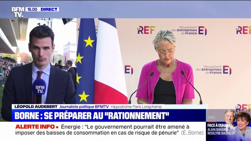 Énergie: face au Medef, Élisabeth Borne évoque un possible 