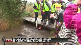 L'étonnant championnat du monde de plongée avec tuba au Pays de Galles