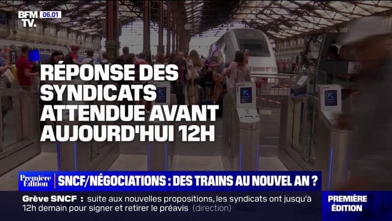 Grève à la SNCF: des négociations ont eu lieu hier soir pour éviter une grève le week-end du nouvel an