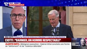 Ciotti : "Barnier, un homme respectable" - 05/09