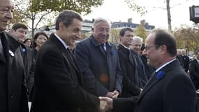 La poignée de mains entre les deux hommes a été l'une des images fortes de ce 11 novembre.