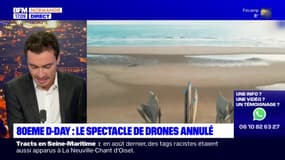 80e D-Day en Normandie: le spectacle de drones annulé