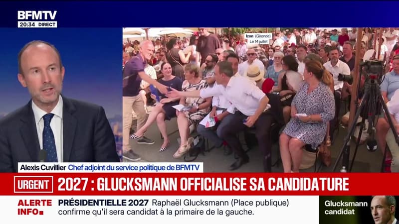 Raphaël Glucksmann annonce qu’il est candidat à l’élection présidentielle