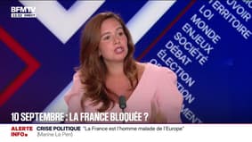 "Les gens de bon sens appellent rarement à tout bloquer": Sarah Knafo (Reconquête) affirme ne pas soutenir le mouvement du 10-Septembre