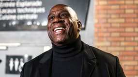 Magic Johnson à Bercy, le 19 janvier 2023.